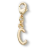 Goldener Buchstabe C – Jibbitz-Anstecker