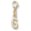 Goldener Buchstabe G – Jibbitz-Anstecker