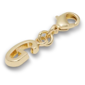 Goldener Buchstabe G – Jibbitz-Anstecker
