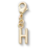 Goldener Buchstabe H – Jibbitz-Anstecker