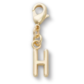 Goldener Buchstabe H – Jibbitz-Anstecker