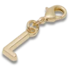 Goldener Buchstabe L – Jibbitz-Anstecker