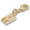 Goldener Buchstabe «M»-Anhänger Jibbitz™-Anstecker