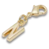 Goldener Buchstabe N – Jibbitz-Anstecker