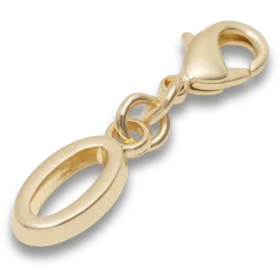 Goldener Buchstabe «O»-Anstecker Jibbitz™-Anstecker