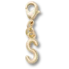 Goldener Buchstabe «S»-Anhänger Jibbitz™-Anstecker