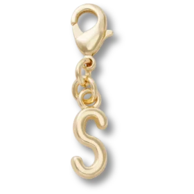 Goldener Buchstabe «S»-Anhänger Jibbitz™-Anstecker