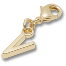 Goldener Buchstabe «V»-Anstecker Jibbitz™-Anstecker