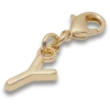 Goldener Buchstabe Y – Jibbitz-Anstecker Goldener Buchstabe Y – Jibbitz-Anstecker