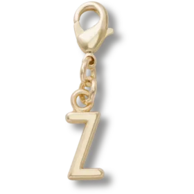 Goldener Buchstabe Z – Jibbitz-Anstecker