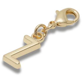 Goldener Buchstabe Z – Jibbitz-Anstecker