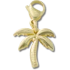 Goldener Palmenbaum-Charm Jibbitz-Anstecker Goldener Palmenbaum-Charm Jibbitz-Anstecker