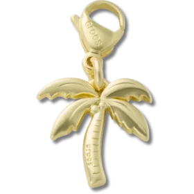 Goldener Palmenbaum-Charm Jibbitz-Anstecker