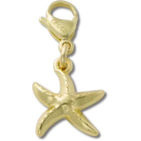 Goldener Seestern-Jibbitz-Anstecker