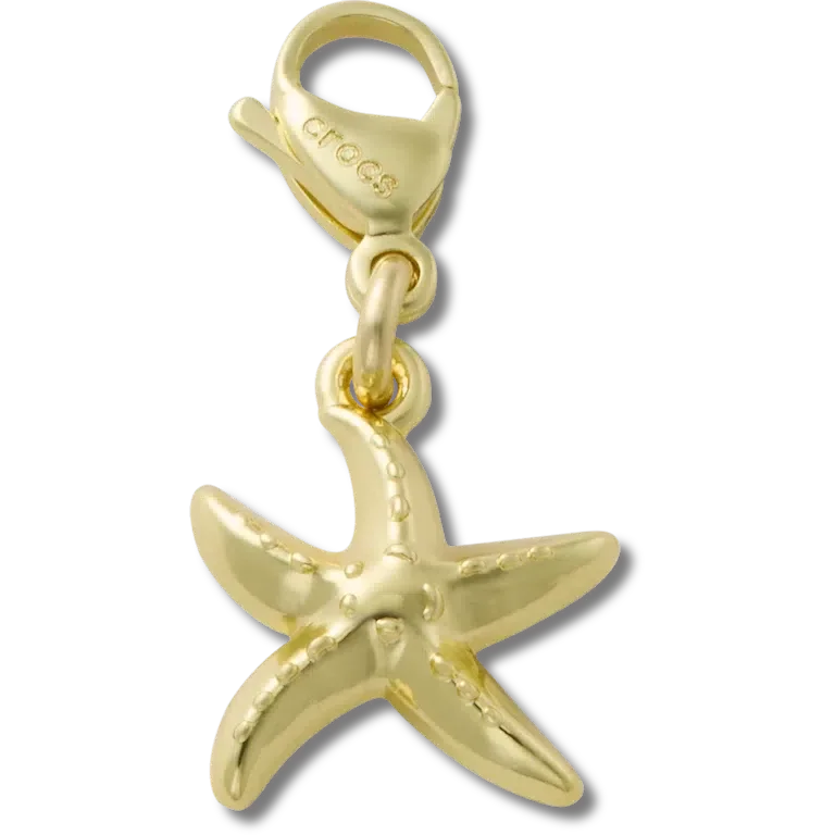 Goldener Seestern-Jibbitz-Anstecker Goldener Seestern-Jibbitz-Anstecker