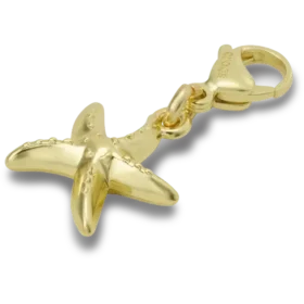 Goldener Seestern-Jibbitz-Anstecker