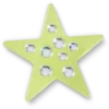 Grüne Edelstein-Stern-Jibbitz™-Anstecker Grüne Edelstein-Stern-Jibbitz™-Anstecker