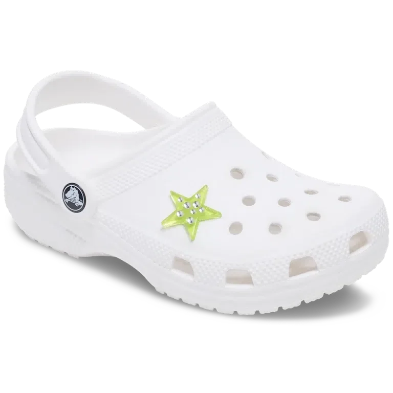 Grüne Edelstein-Stern-Jibbitz™-Anstecker Grüne Edelstein-Stern-Jibbitz™-Anstecker
