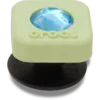 Grüne PVC-Quadrat-SMT-Gem-Jibbitz™-Anstecker
