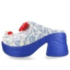 Hello Kitty Siren Clogs «Weiss-Blau»