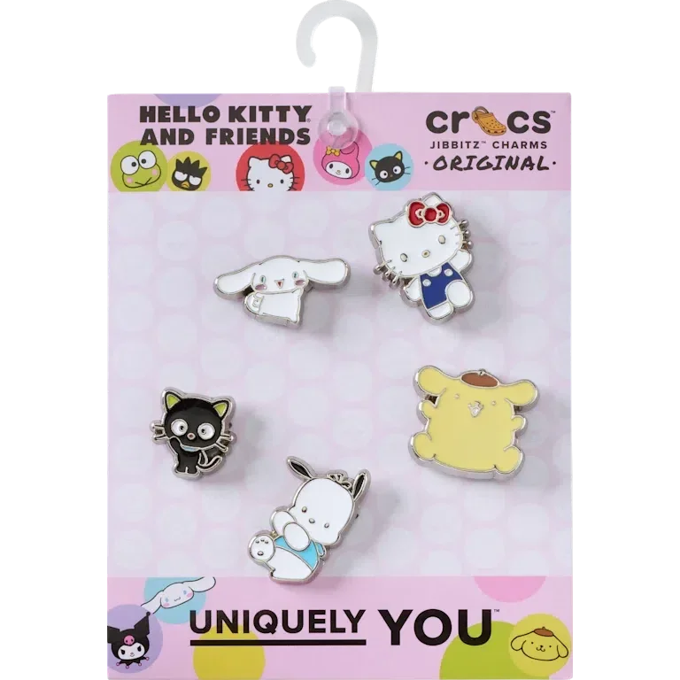 «Hello Kitty® und Freunde – 5er-Pack Jibbitz-Schuhanhänger» «Hello Kitty® und Freunde – 5er-Pack Jibbitz-Schuhanhänger»