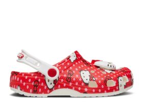Hello Kitty x Classic Clog Kleinkind «Red Polka Dots»