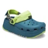 Hiker Xscape Clog mit Tierprint «Teal Green»