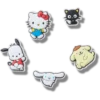 HK Friends 5er-Pack Jibbitz-Anstecker