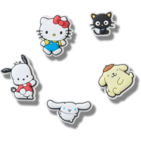HK Friends 5er-Pack Jibbitz-Anstecker