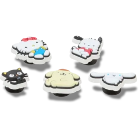 HK Friends 5er-Pack Jibbitz-Anstecker