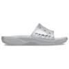 II Metallic-Pantoletten «Silver»