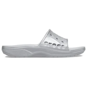 II Metallic-Pantoletten «Silver»