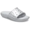II Metallic-Pantoletten «Silver»