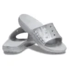 II Metallic-Pantoletten «Silver»