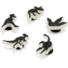 Im Dunkeln leuchtende Dino-Jibbitz-Schuhanhänger, 5er-Pack Im Dunkeln leuchtende Dino-Jibbitz-Schuhanhänger, 5er-Pack