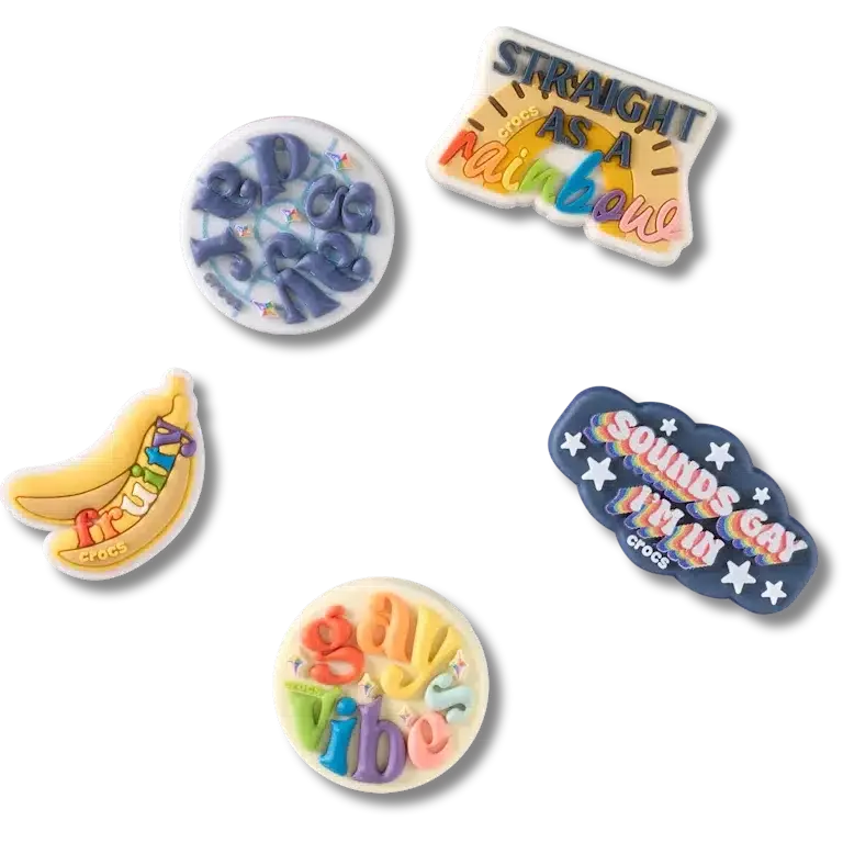 Irreverent Pride 5er-Pack Jibbitz-Anstecker Irreverent Pride 5er-Pack Jibbitz-Anstecker
