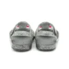 Isabella Glitter Flache Sandalen «Grey Silver»