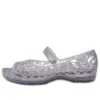 Isabella Glitter Peep-Toe-Sandalen «Silver»