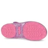 Isabella Glitter-Sandalen mit flachem Absatz «Purple Pink»