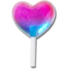 Jelly Heart Lollipop Jibbitz™-Anstecker
