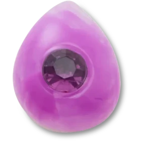 Jibbitz-Anstecker aus der Amethyst-Kollektion (Geburtsstein des Monats Februar)
