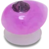 Jibbitz-Anstecker aus der Amethyst-Kollektion (Geburtsstein des Monats Februar)