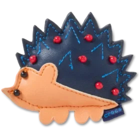Jibbitz-Anstecker aus Kunstleder in Igel-Form