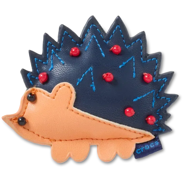 Jibbitz-Anstecker aus Kunstleder in Igel-Form Jibbitz-Anstecker aus Kunstleder in Igel-Form