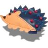 Jibbitz-Anstecker aus Kunstleder in Igel-Form Jibbitz-Anstecker aus Kunstleder in Igel-Form