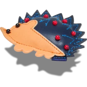 Jibbitz-Anstecker aus Kunstleder in Igel-Form
