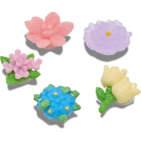 Jibbitz-Anstecker «Beaded Flowers» 5er-Pack
