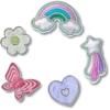 Jibbitz-Anstecker «Funky Girly Icons» 5er-Pack