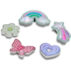 Jibbitz-Anstecker «Funky Girly Icons» 5er-Pack