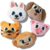 Jibbitz-Anstecker «Fuzzy Animal» 5er-Pack